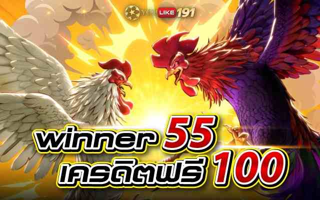 winner55 เครดิตฟรี 100 การันตีเว็บตรง ทำเงินได้จริง ที่นี่